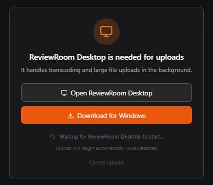 Drag your media and click Download
