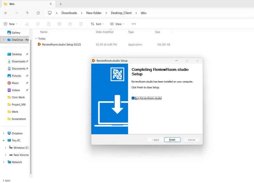 Click Finish. Your uploads will begin automatically. - 1