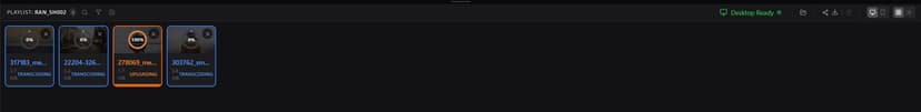 Click Finish. Your uploads will begin automatically. - 2